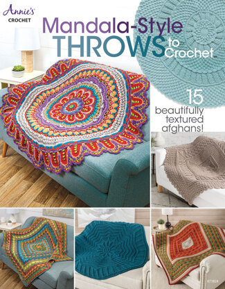 Mandala-Style Throws to Crochet by Annie's Crochet