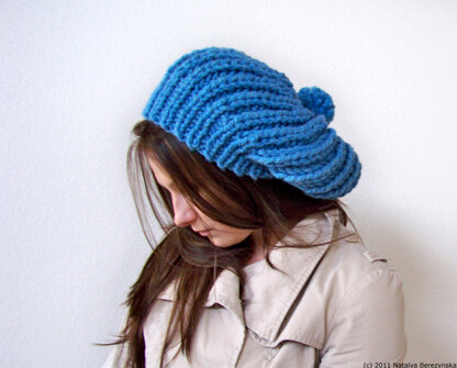 Chunky Pom Pom Hat