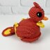 Ashley the Phoenix Scrubby Amigurumi