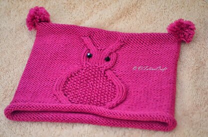 Owl Baby Hat Knitting Pattern