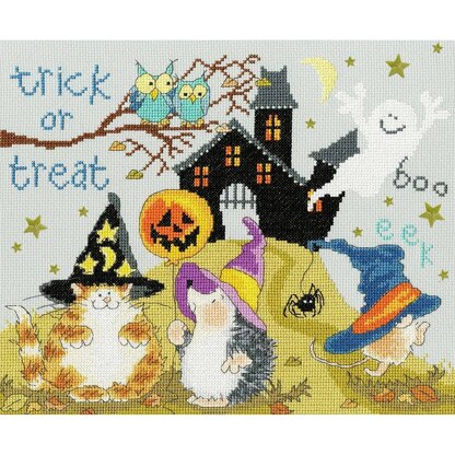 Bothy Threads Trick Or Treat Cross Stitch Kit - 29 x 24cm