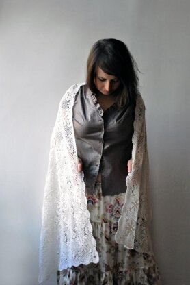 Leticia crochet bridal wrap