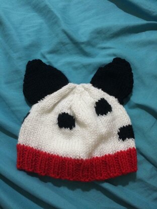 Cute Dalmatian Baby Beanie Pattern (6 to 12 Months)