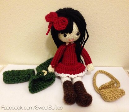 Amigurumi Autumn Girl Doll