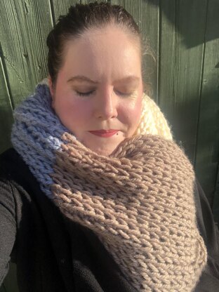 Knitted Blanket Scarf Pattern