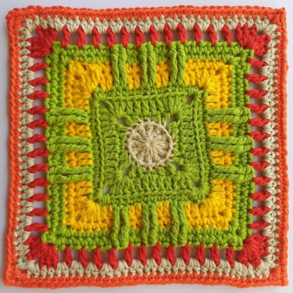 Clarence Granny Square 8"