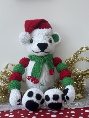 Christmas Polar Bear Toy