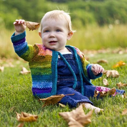 Tulips, A Colorful Cardigan for Baby