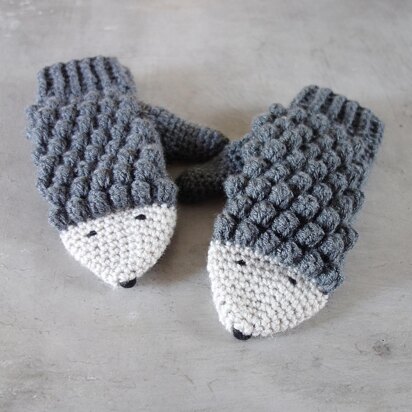 006-Hedgehog mittens