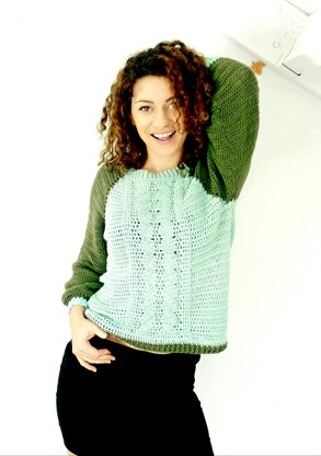 Spring Time Cable Sweater