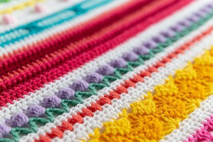 Rainbow Sampler Blanket 2