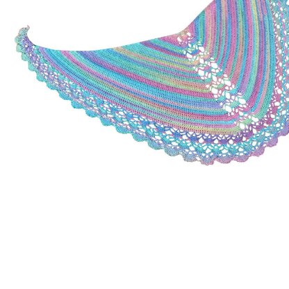 Pearls and the mermaid shawl