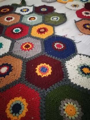 Hexagon blanket