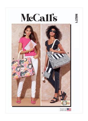 McCall's Totes and Pouches M8271 - Sewing Pattern