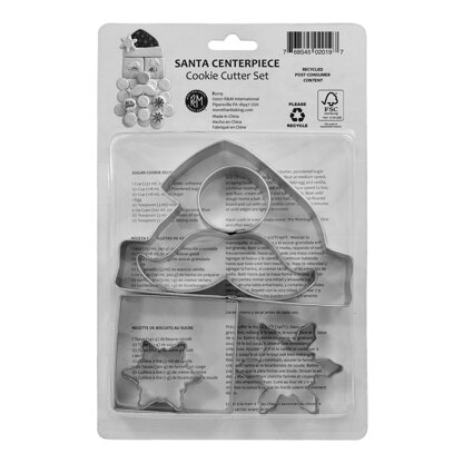R&M Santa Centerpiece Cookie Cutters Set of 6