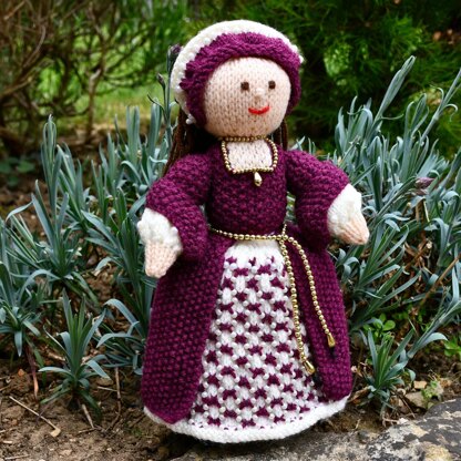 Catherine - A Tudor Doll Knitting Pattern - Toy Knitting Pattern