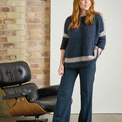 Orchid Jumper in Rowan Tweed Haze - ZB325-00006-ENPFRP - Downloadable PDF