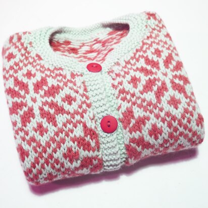 Fair Isle Child's Cardigan