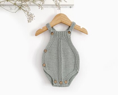 12-24 months - TWISTY DK Knitted Romper