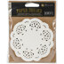 Prima Marketing Paper Doilies 4" 100/Pkg - Round White