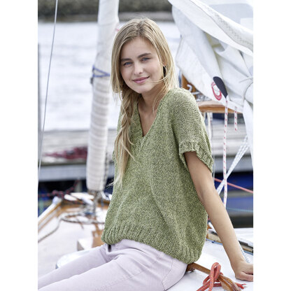 Sina Vest in Schachenmayr Cotton4future - S11016 - Downloadable PDF