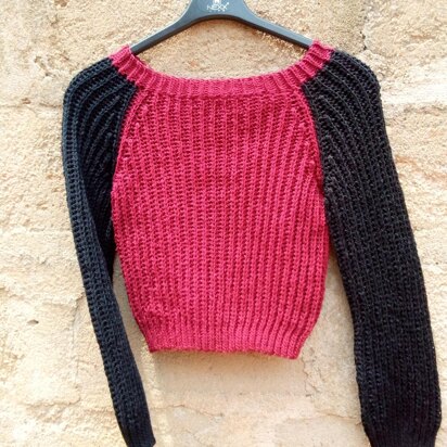 Pinopino Crochet Knit Look Sweater