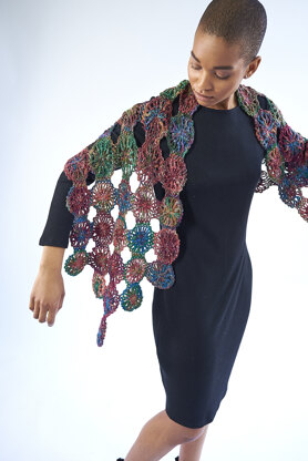 Rue Shawl in Berroco Sesame - Downloadable PDF