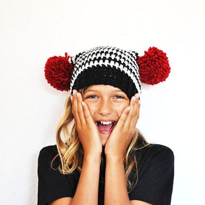 The Square Pompom Hat