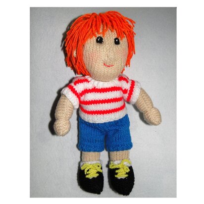 Tommy doll knitting pattern