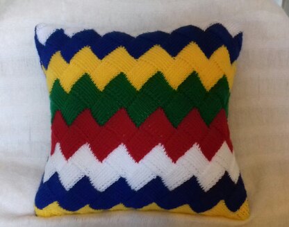 5 colour cushion
