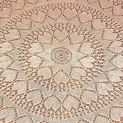 Valentine Design Shawl Tablecloth or Blanket