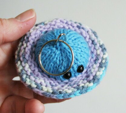 Baby Ringed Planet Keyring