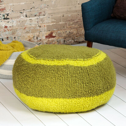 #1373 Minneola - Floor Cushion Knitting Pattern for Women in Valley Yarns Chester