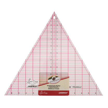 Sew Easy Quilting-Lineal, 60-Grad-Dreieck – 30,5 x 35,2 cm