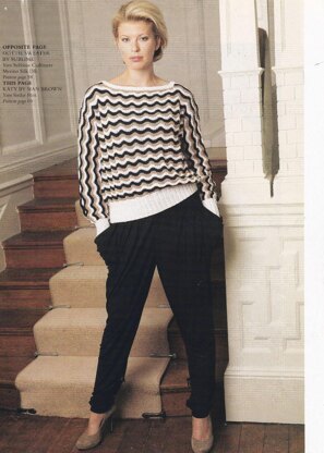 Batwing Striped Jumper