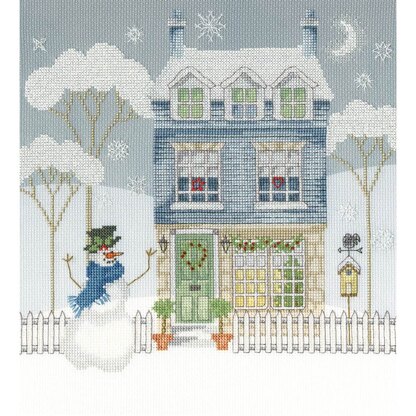 Bothy Threads Home For Christmas Cross Stitch Kit - 25 x 28cm