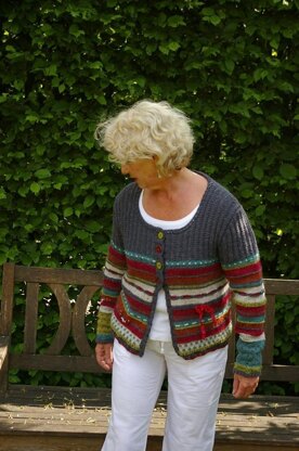 Kurze Jacke in Felted Tweed