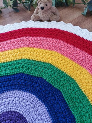 Cloudy Bo Rainbow Blanket