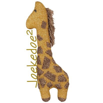 Crochet giraffe in 1 piece