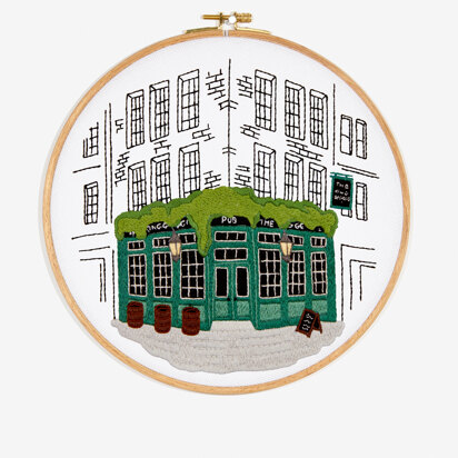 DMC Pub Embroidery Pattern - PAT1604 - Downloadable PDF