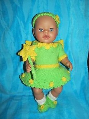 Tinkerbell inspired doll costume