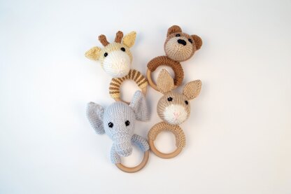 Animal Baby Rattles in Deramores Studio DK Acrylic - Downloadable PDF