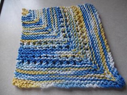 Mitered Lace Dish Cloth