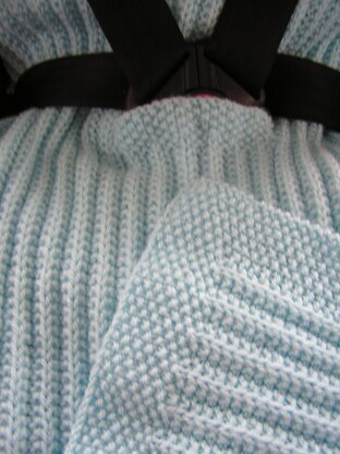 Car Seat Blanket Sherbet Blue