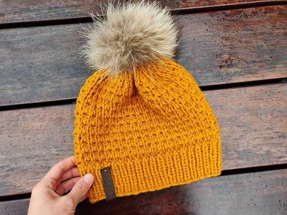 Fish Scale Knit Hat