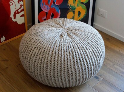 Bean Bag Ottoman Pouf