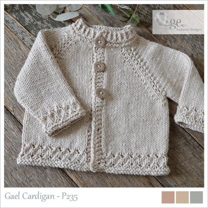 OGE Knitwear Designs P235 Gael Cardigan PDF