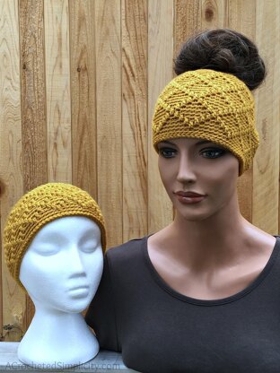 Argyle Beanie & Slouch - Free Crochet Hat Pattern - A Crocheted Simplicity