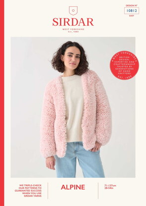 Cute Jacket in Sirdar Alpine - 10812 - Downloadable PDF