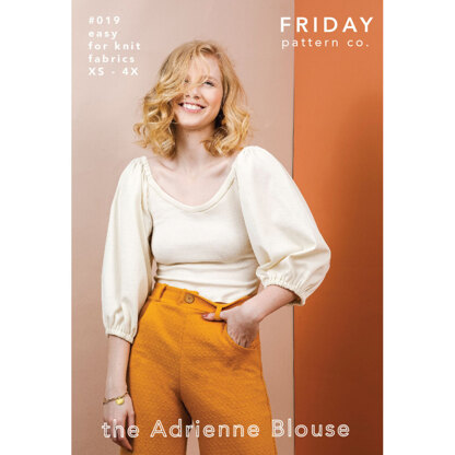 Friday Pattern Company Adrienne Blouse Pattern FPC-AB019 - Sewing Pattern